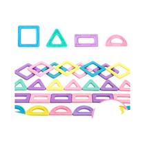 Conjunto De Blocos De Construção Magnéticos Macaron Grande Brinquedo Educacional Para Crianças