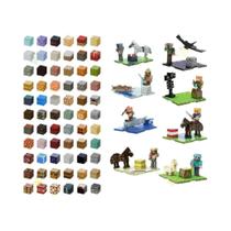 Conjunto De Blocos De Construção Magnéticos Para Crianças Com Caixa De Armazenamento Estilo Pixel