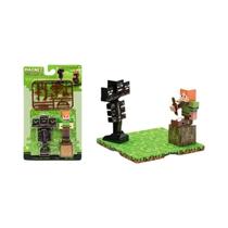 Conjunto De Blocos De Construção Magnéticos Para Crianças Estilo Pixel Mundo Mine Para Meninos E