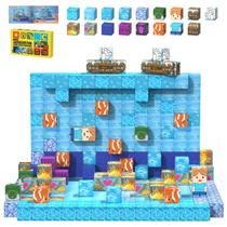 Conjunto de blocos de construção magnéticos tinytrek Ocean Quest 120PCS