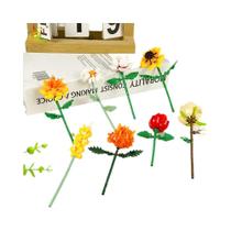 Conjunto De Blocos De Construção Micro DIY De Buquê De Flores Rosa Eterna Decoração De Mesa Para Conjunto De Blocos De Construção Micro DIY De Buquê De Flores Rosa Eterna Decoração De Mesa Para