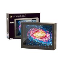 Conjunto De Blocos De Construção Micro Em 3D Com Quadro De Pintura a Óleo De Van Gogh, Decoração De Conjunto De Blocos De Construção Micro Em 3D Com Quadro De Pintura a Óleo De Van Gogh, Decoração De