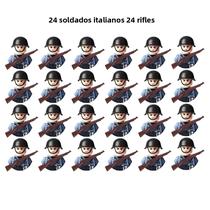 Conjunto De Blocos De Construção Militares Da Segunda Guerra Mundial Para Meninos EUA Grã-Bretanha