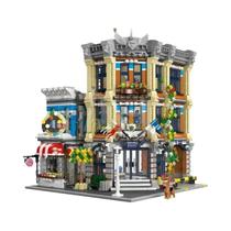 Conjunto De Blocos De Construção Modular De Apartamento Da Cidade Da Estação De Polícia Da Cidade De