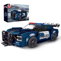 Conjunto de blocos de construção Mold King 27002 Mini Barricade Police Car