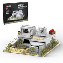 Conjunto de blocos de construção MOOXI WW2 Military Battle Fort 928 unidades