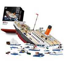 Conjunto de blocos de construção: o cruzeiro JOMIOD afundou o Titanic Break in Half