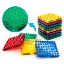 Conjunto de blocos de construção Picasso Tiles Magnetic Brick Tiles 12 unidades