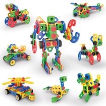 Conjunto de blocos de construção PicassoTiles PTN152 com livro de ideias Age 3+