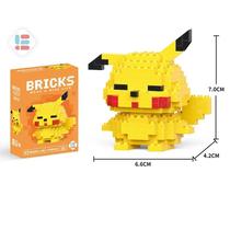 Conjunto de Blocos de Construção Pikachu Presente Perfeito para Crianças e Fãs! Conjunto de Blocos de Construção Pikachu Presente Perfeito para Crianças e Fãs!