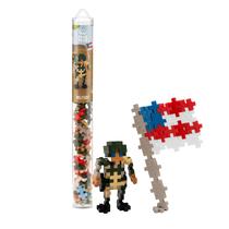 Conjunto de blocos de construção PLUS PLUS 3D Figure Military Kids 5+