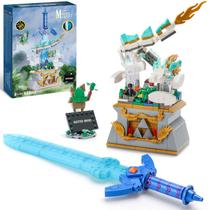 Conjunto de blocos de construção Sillbird BOTW Glowing Master Sword 684 unidades