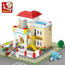 Conjunto de blocos de construção Sluban Girl Dream Friends Sweet Home 3 Conjunto de blocos de construção Sluban Girl Dream Friends Sweet Home 3