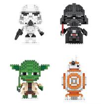 Conjunto de blocos de construção Star War Micro 3D Figures Educational Conjunto de blocos de construção Star War Micro 3D Figures Educational