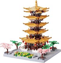Conjunto de blocos de construção Wriyvngs Chinese Architecture Yellow Crane Tower 2200PCS