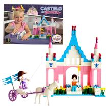 Conjunto de blocos de Encaixe Compatível com Outros Kits com Cenário + 2 Bonecos e Acessórios