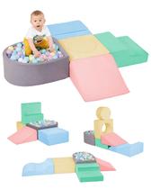 Conjunto de blocos de espuma para escalada DTRK para crianças de 1 a 3 anos Conjunto de blocos de espuma para escalada DTRK para crianças de 1 a 3 anos