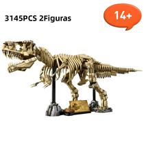 Conjunto De Blocos De Fósseis De Dinossauro T-Rex Para Meninos, Criativo Parque Mundial, Presente De