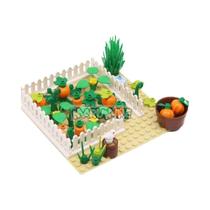 Conjunto De Blocos De Montar Animais De Fazenda 48-109 Peças DIY MOC Tijolos Base 16x16 Kit Coelho