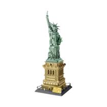 Conjunto De Blocos De Montar Da Estátua Da Liberdade 1409PCS Modelo Compatível Para Crianças E Conjunto De Blocos De Montar Da Estátua Da Liberdade 1409PCS Modelo Compatível Para Crianças E