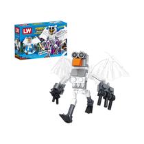 Conjunto De Blocos De Montar De Animais Da Floresta, Brinquedo De 99 Noites, Modelo De Coruja, Cabra