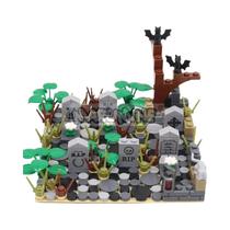 Conjunto De Blocos De Montar De Halloween 99-265 Peças, Decoração De Cemitério Com Túmulos, Conjunto De Blocos De Montar De Halloween 99-265 Peças, Decoração De Cemitério Com Túmulos,