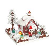 Conjunto De Blocos De Montar De Natal 2308PCS, Quebra-Cabeça Micro Educacional, Brinquedos De