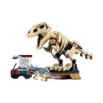 Conjunto De Blocos De Montar Dinossauro Giganotosaurus Therizinosaurus Attack 76949 Brinquedos Do