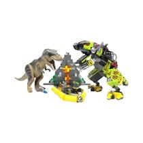 Conjunto De Blocos De Montar Dinossauro Giganotosaurus Therizinosaurus Brinquedos Para Parque