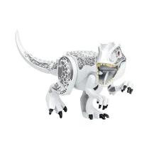 Conjunto De Blocos De Montar Dinossauro Jurássico Tyrannosaurus Raptor Indominus I-Rex Brinquedo