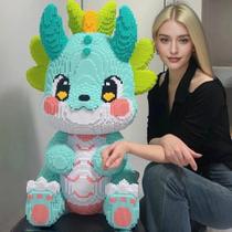 Conjunto De Blocos De Montar DIY Dragão Bebê 30128 Peças Criativo Educacional Para Adolescentes E