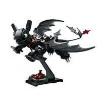 Conjunto De Blocos De Montar Dragão Voador De Anime Para Crianças, Modelo De Tijolos Técnicos MOC,