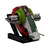 Conjunto De Blocos De Montar Em Miniatura Star Wars Slave One Microfighter Para Crianças, Modelo De