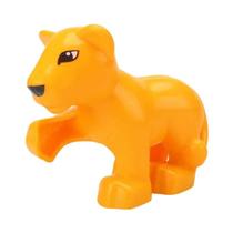 Conjunto De Blocos De Montar Grande Parque Animal Compatível Com Blocos Duplo Para Crianças Coelho