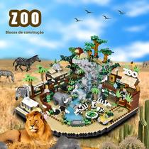 Conjunto De Blocos De Montar Grande Parque Zoológico 5000 Peças Blocos Decorativos Miniatura Conjunto De Blocos De Montar Grande Parque Zoológico 5000 Peças Blocos Decorativos Miniatura