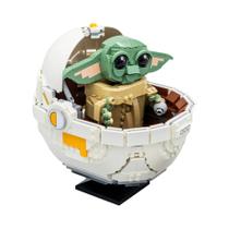 Conjunto De Blocos De Montar Grogu Com Carrinho Flutuante 1048 Peças Série De Desenhos Animados