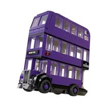 Conjunto De Blocos De Montar Harry Potter Para Crianças 419 Peças Ônibus Dos Cavaleiros Roxo De Três