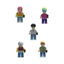 Conjunto De Blocos De Montar KPop Demon Hunters Com Bonecos Lumi Para Crianças