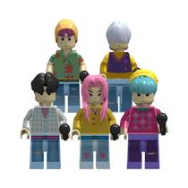 Conjunto De Blocos De Montar KPop Demon Hunters Lumi Com Bonecos Para Crianças Derivados Da Animação