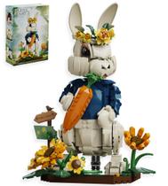 Conjunto de Blocos de Montar Loyratche Wonderland Coelho 1258 Peças Conjunto de Blocos de Montar Loyratche Wonderland Coelho 1258 Peças