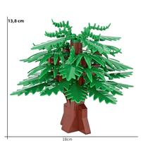 Conjunto De Blocos De Montar MOC: Cenário Urbano De Selva E Parque Florestal - Brinquedos De Blocos