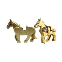 Conjunto De Blocos De Montar MOC De Cavalo De Guerra Dos Três Reinos Para Adultos Com Figuras