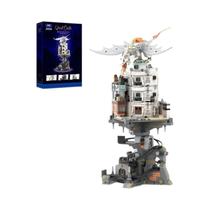 Conjunto De Blocos De Montar MOC Gringotts Wizarding Bank Com 1056 Peças Para Adultos, Brinquedo Conjunto De Blocos De Montar MOC Gringotts Wizarding Bank Com 1056 Peças Para Adultos, Brinquedo