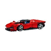 Conjunto De Blocos De Montar Modelo De Supercarro Vermelho 3778 Peças Compatível Com Lego Presente