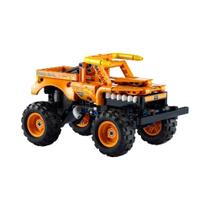 Conjunto De Blocos De Montar Monster Jam Grave Digger 2 Em 1 Veículo off Road Brinquedo Carro Com
