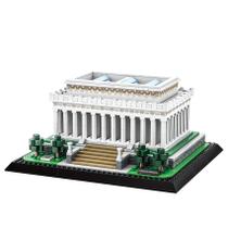 Conjunto de Blocos de Montar Oichy Memorial Lincoln com 799 Peças Conjunto de Blocos de Montar Oichy Memorial Lincoln com 799 Peças