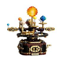 Conjunto De Blocos De Montar Planetário Do Sistema Solar, Brinquedo Educacional Arquitetônico STEM