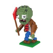 Conjunto De Blocos De Montar Plants Vs Zombies, Personagens Do Jogo De Videogame Peashooter E
