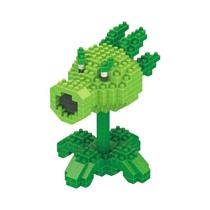 Conjunto De Blocos De Montar Plants Vs Zombies, Personagens Do Jogo De Videogame Peashooter E