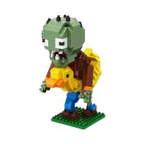Conjunto De Blocos De Montar Plants Vs Zombies, Personagens Do Jogo De Videogame Peashooter E